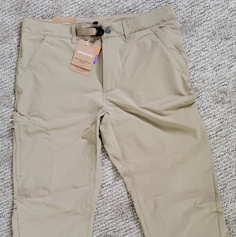 NWT Patagonia Mens Stonycroft Pants - 35x32 Mojave Khaki